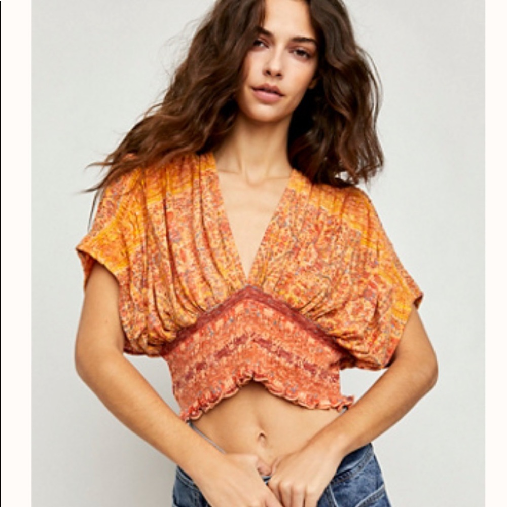 Free People ‘next vacation top’ never worn w tags